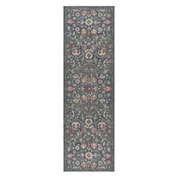 Gertmenian Zavier Bryson Washable Runner, 26x72, Green