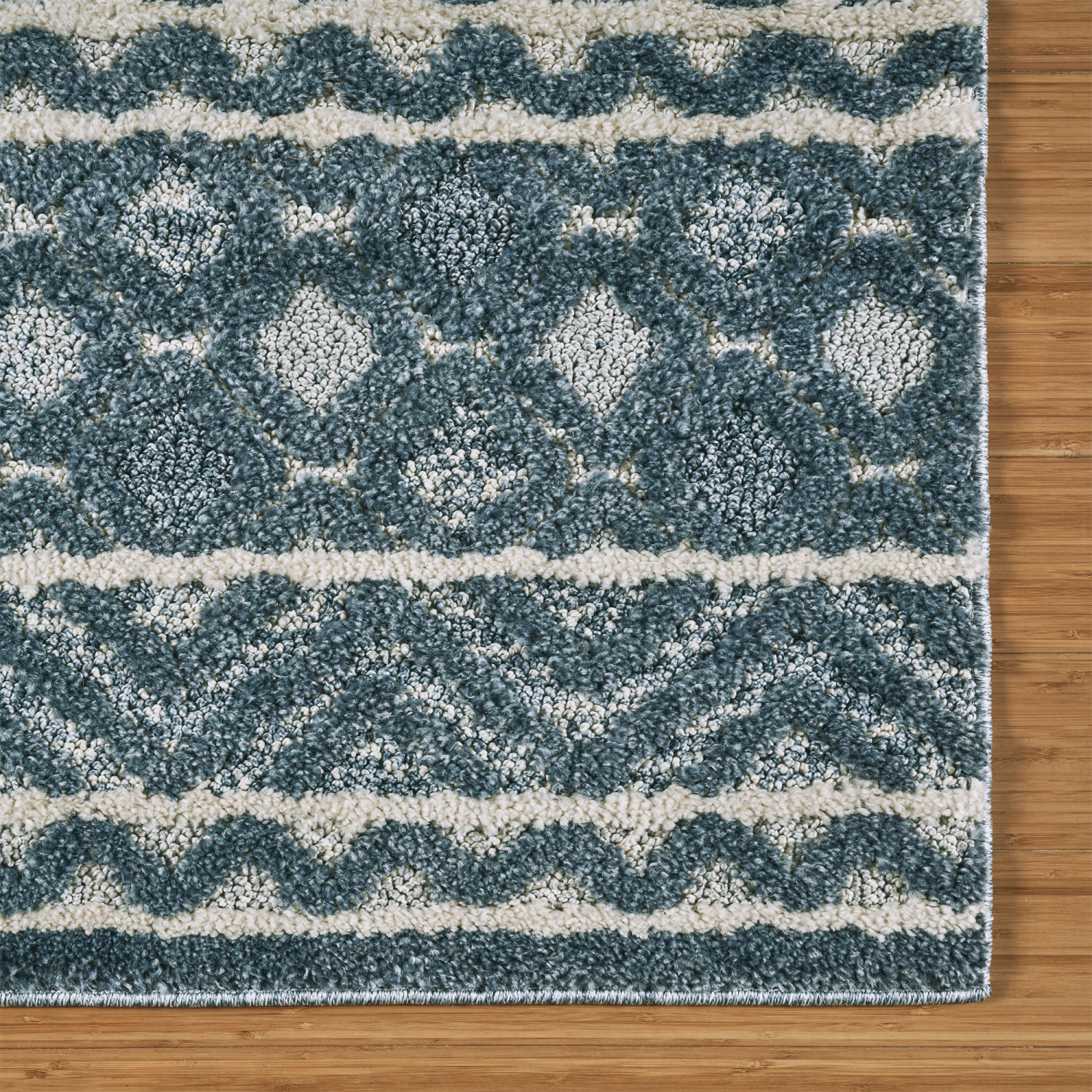 slide 4 of 5, Fiesta Ishan Blue 20x34, 1 ct