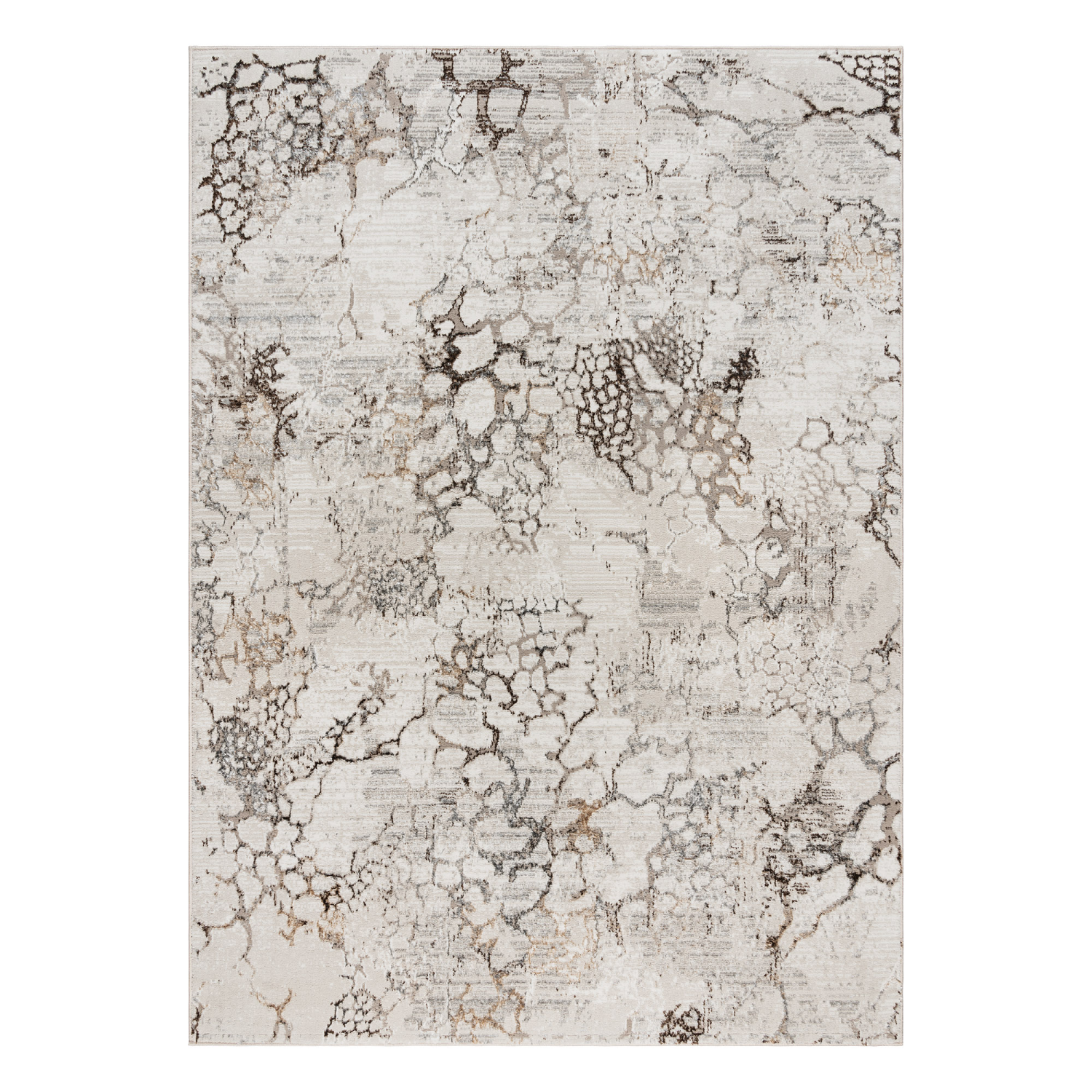 slide 1 of 4, GERTMENIAN Briton 5 X 7 (ft) Earth-tone Brown Indoor Abstract Global Area Rug, 1 ct