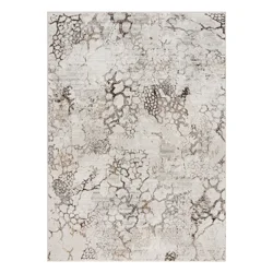 GERTMENIAN Briton 5 X 7 (ft) Earth-tone Brown Indoor Abstract Global Area Rug