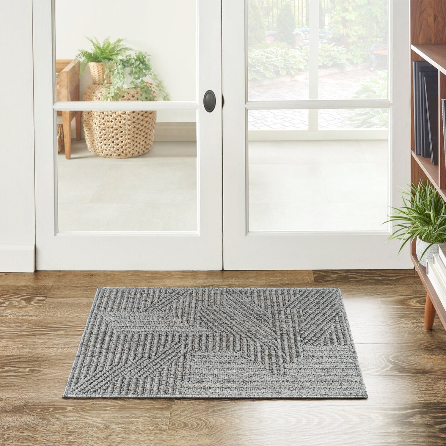 slide 5 of 5, Gertmenian Regent Devyn Scatter Rug, 20x32, Gray, 1 ct