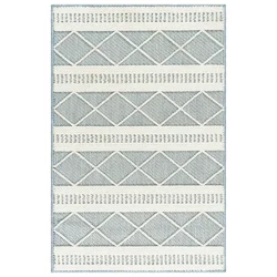 Gertmenian Regent Krie Scatter Rug, 30x45, Blue Cream