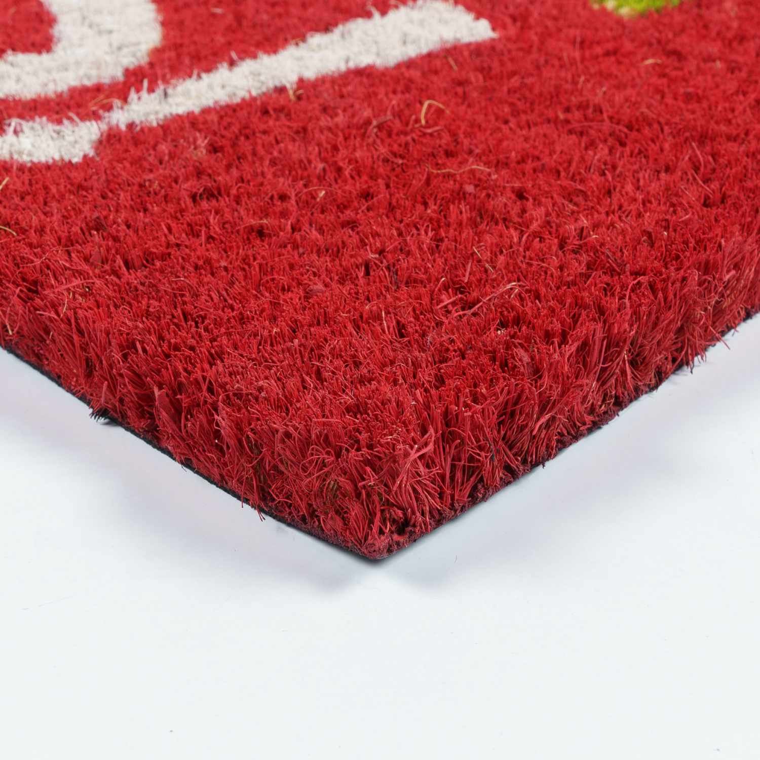 slide 2 of 3, Grinch Merry Grinchmas Coir Mat, 18 in x 30 in, Red, 1 ct