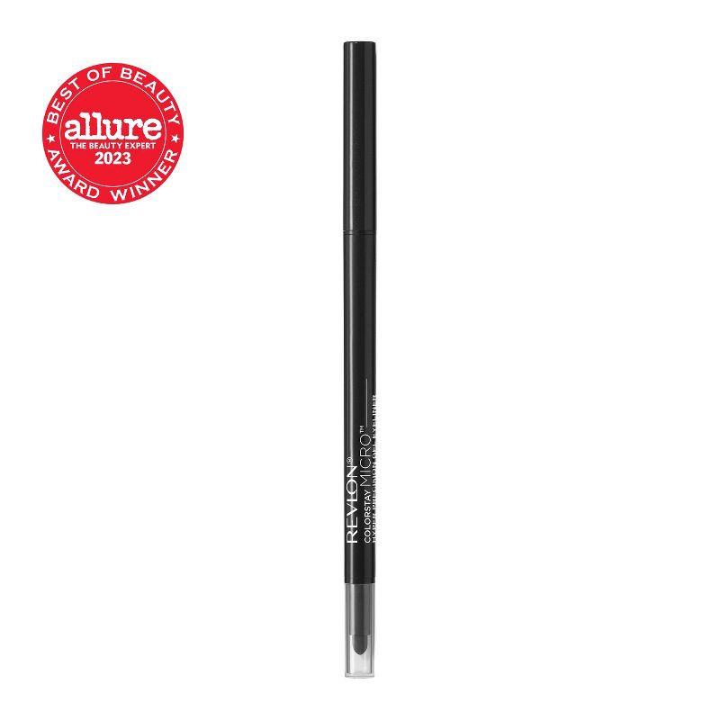 slide 8 of 10, Revlon ColorStay Micro Hyper Precision Waterproof Gel Eyeliner - 214 Black - 0.009oz, 0.009 oz