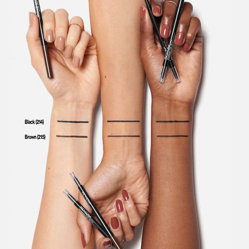 slide 6 of 10, Revlon ColorStay Micro Hyper Precision Waterproof Gel Eyeliner - 214 Black - 0.009oz, 0.009 oz