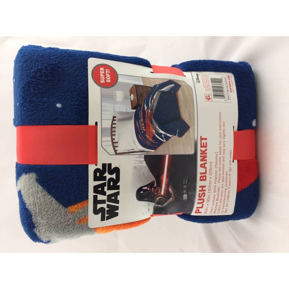 slide 2 of 3, Star Wars Twin Ep.9 Flyboy Bed Blanket, 1 ct