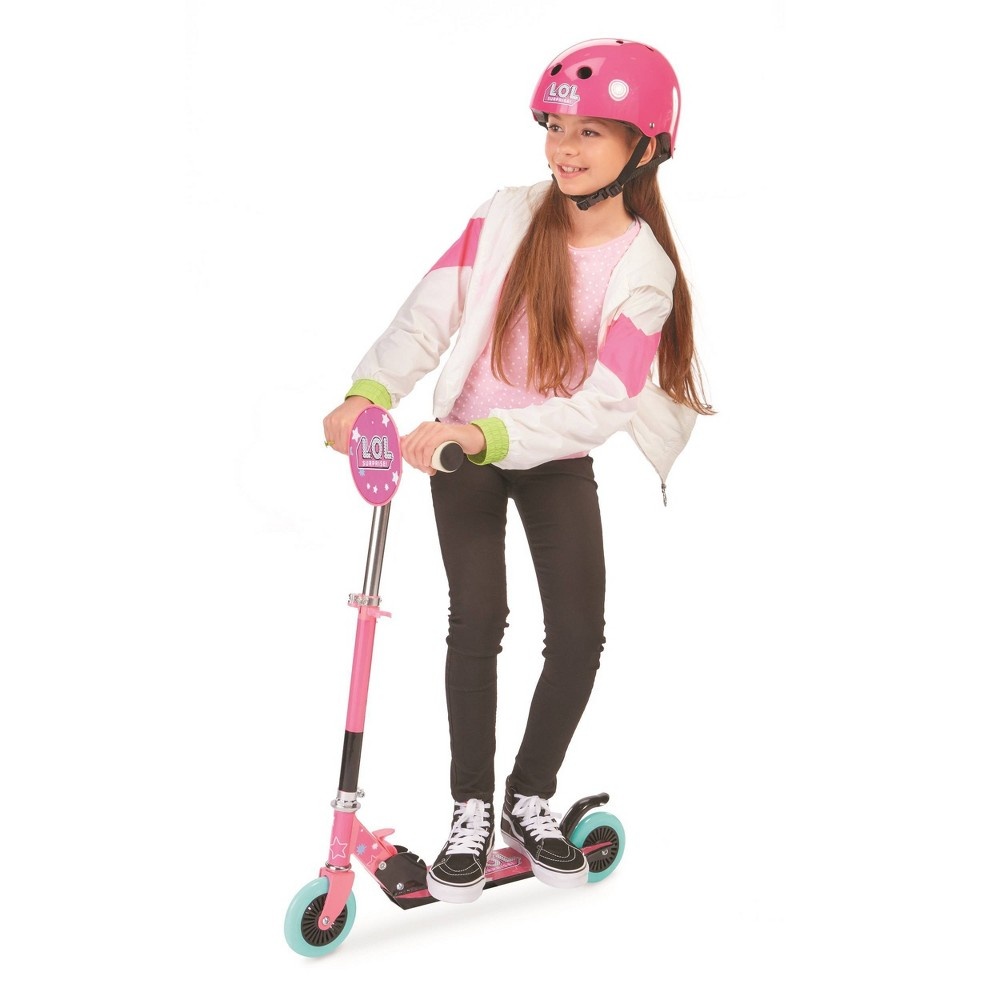 slide 4 of 6, L.O.L. Surprise! LOL Surprise Folding Kick Scooter- Stars, 1 ct