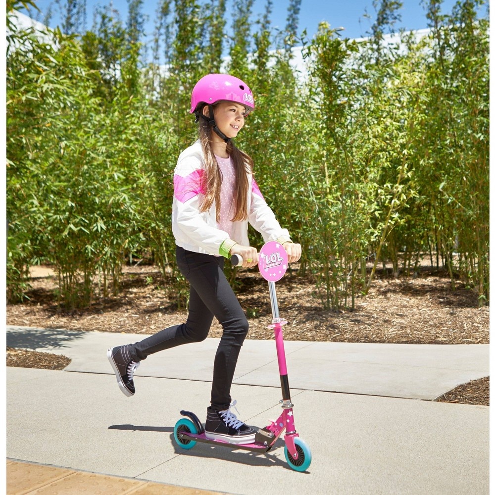 slide 5 of 6, L.O.L. Surprise! LOL Surprise Folding Kick Scooter- Stars, 1 ct