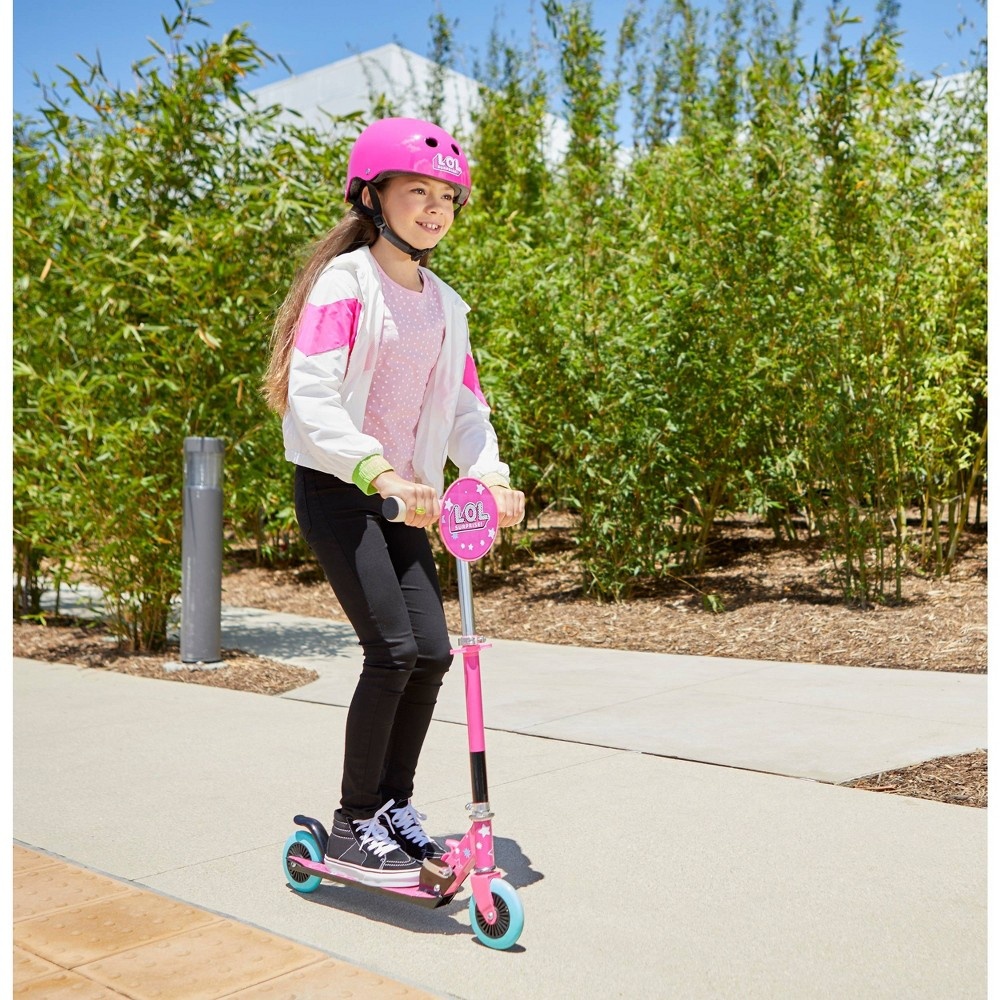 slide 2 of 6, L.O.L. Surprise! LOL Surprise Folding Kick Scooter- Stars, 1 ct