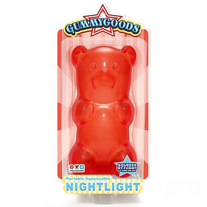 slide 2 of 2, GummyGoods Gummy Bear Nightlight - Red, 1 ct