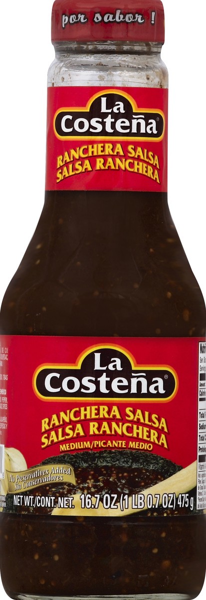 slide 2 of 2, La Costeña Ranchera Sauce 16.7 oz, 16.7 oz