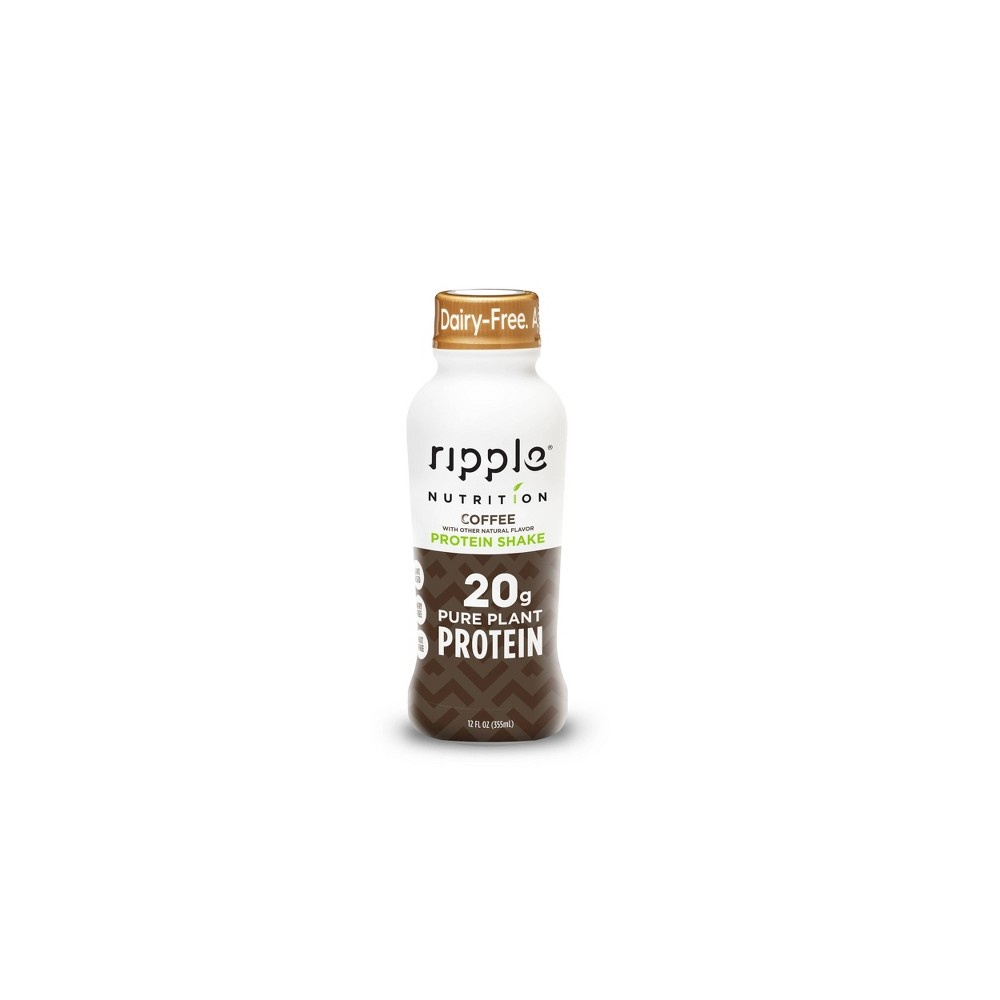 slide 2 of 4, Ripple Vegan Protein Shakes - Coffee, 12 fl oz, 4 ct