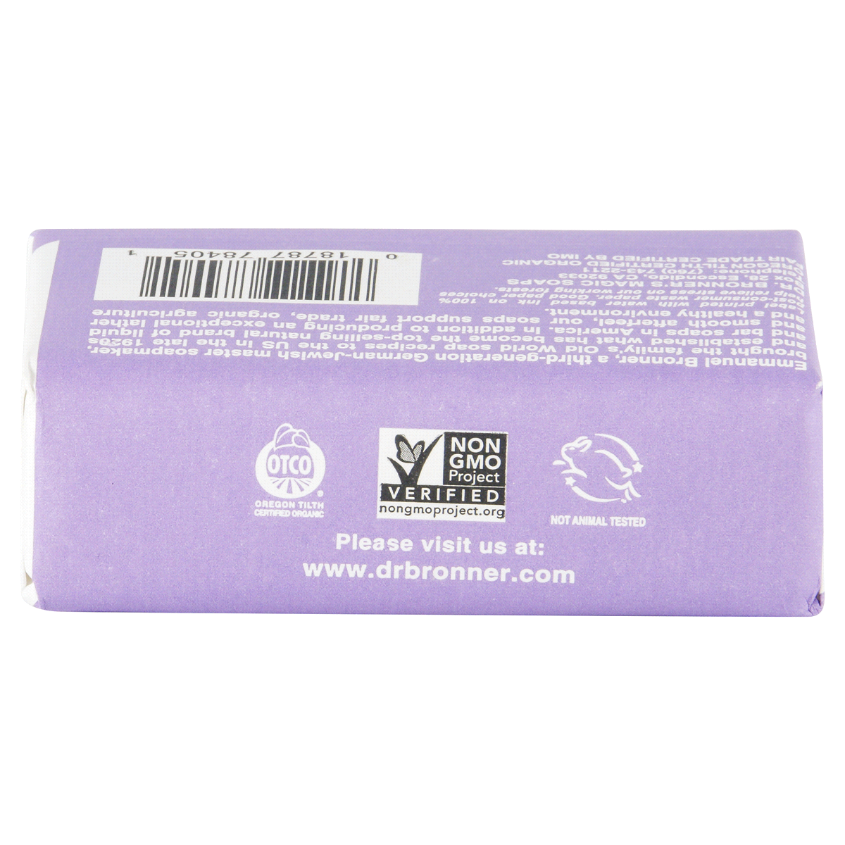 Dr. Bronner's Bar Soap - Lavender - 5oz : Target