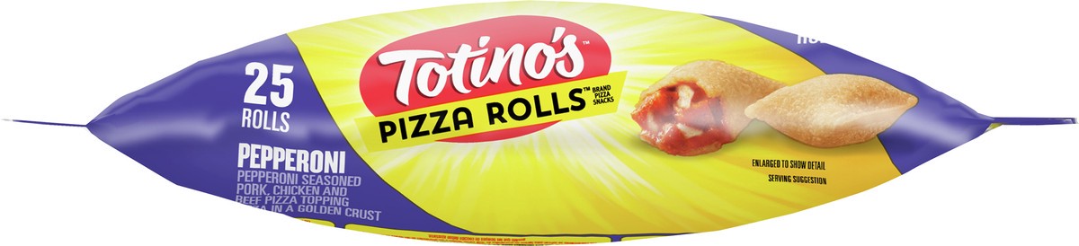 slide 4 of 9, Totino's Pizza Rolls, Pepperoni Flavored, Frozen Snacks, 12.2 oz, 25 ct, 25 ct