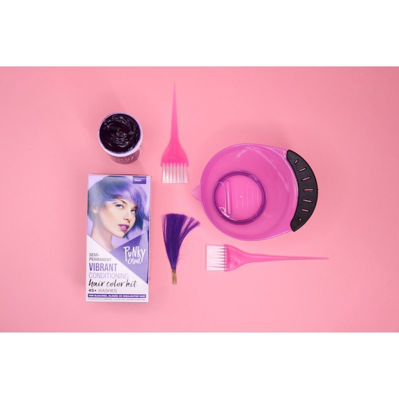 slide 4 of 5, Punky Colour Semi-Permanent Hair Color Kit - Violet - 3.5oz, 3.5 fl oz