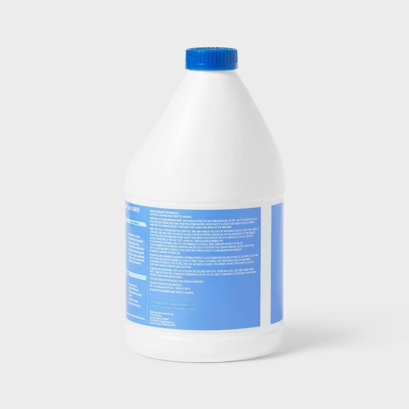slide 3 of 4, Low Splash Linen Bleach - 81oz - up&up™, 81 oz