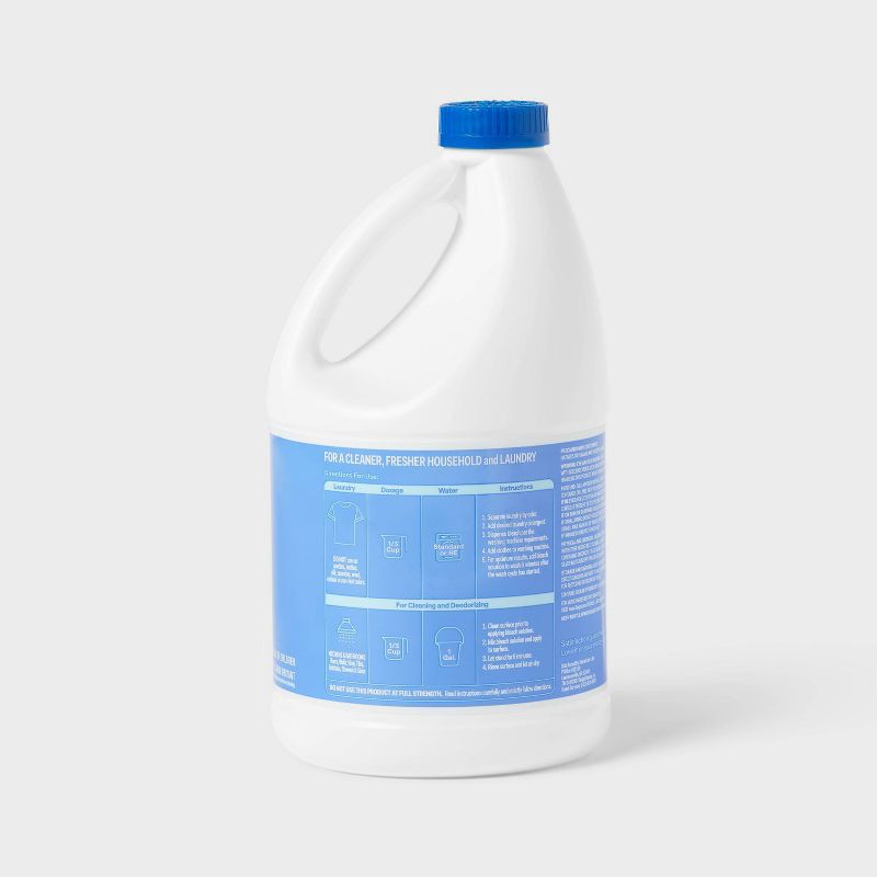 slide 4 of 4, Low Splash Linen Bleach - 81oz - up&up™, 81 oz