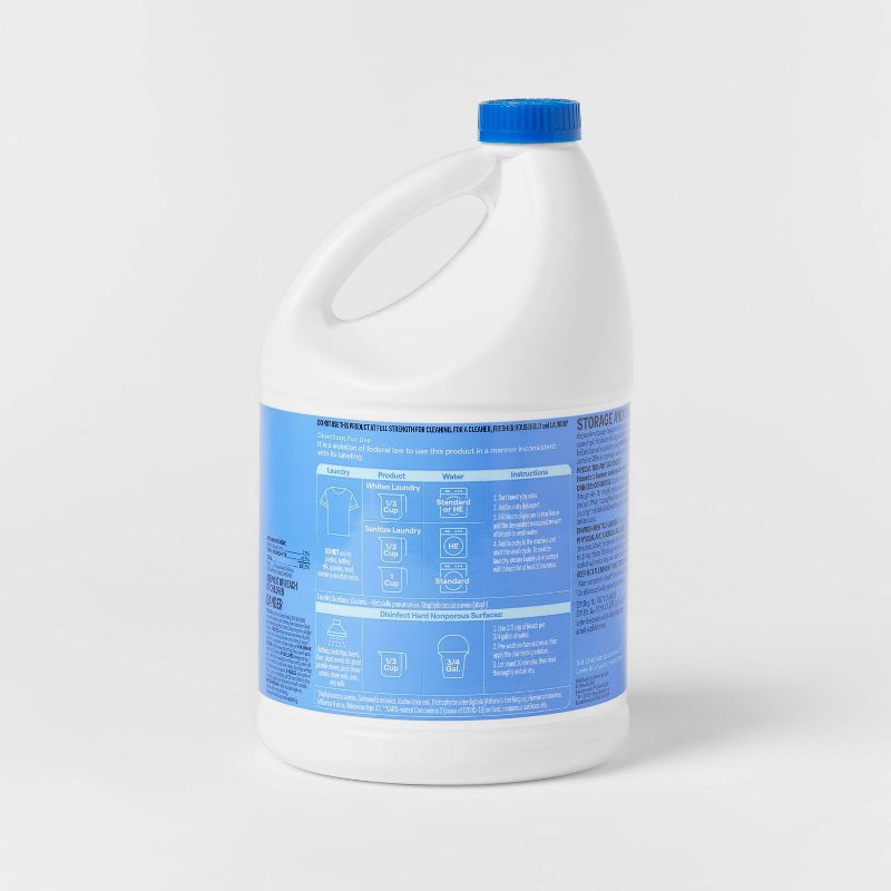 slide 4 of 4, Regular Bleach with Fabric Protection - 121 fl oz - up&up™, 121 fl oz