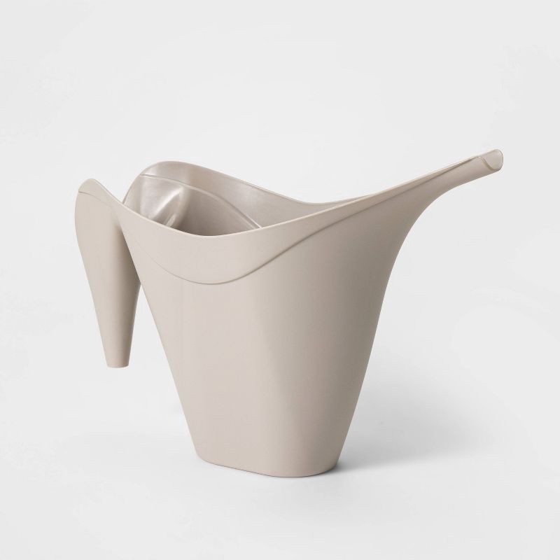 slide 3 of 5, 1/2gal Watering Can Light Gray - Room Essentials™: Modern, Indoor & Outdoor, Precise Watering, Polypropylene, 1/2 gal
