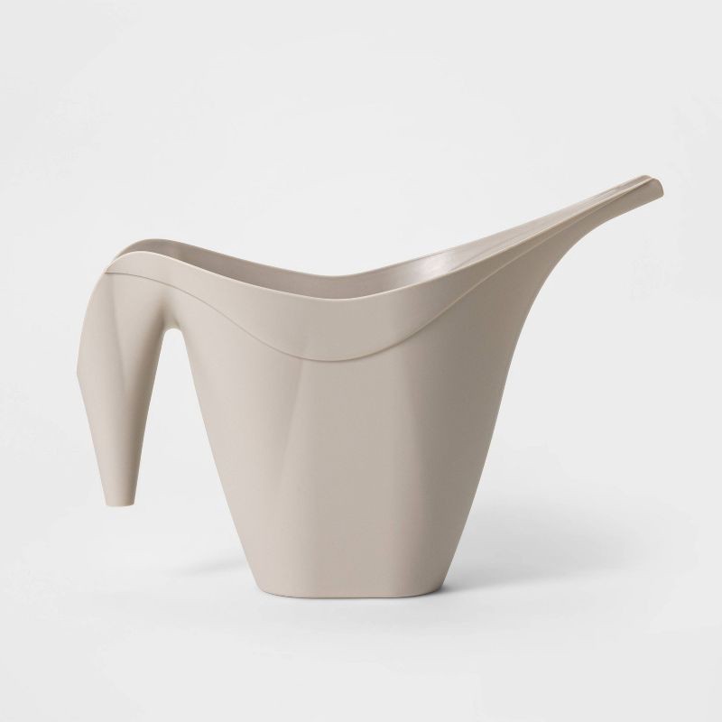 slide 1 of 5, 1/2gal Watering Can Light Gray - Room Essentials™: Modern, Indoor & Outdoor, Precise Watering, Polypropylene, 1/2 gal
