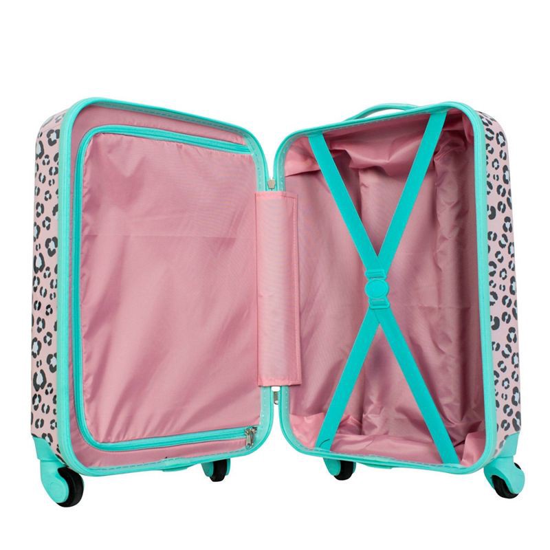 slide 8 of 9, Crckt Kids' Hardside Carry On Spinner Suitcase - Animal Print, 1 ct