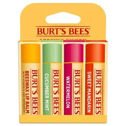 Burt's Bees Natural Origin Freshly Picked Lip Balm - 4pk