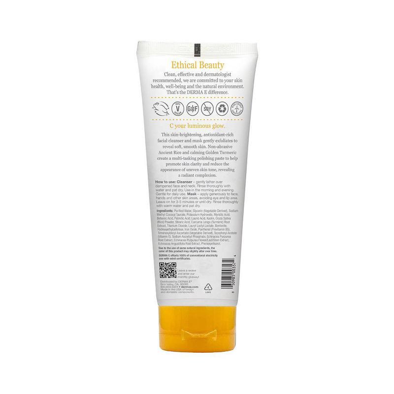 slide 4 of 7, derma e Vitamin C Gentle Daily Cleansing Paste - 4oz, 4 oz