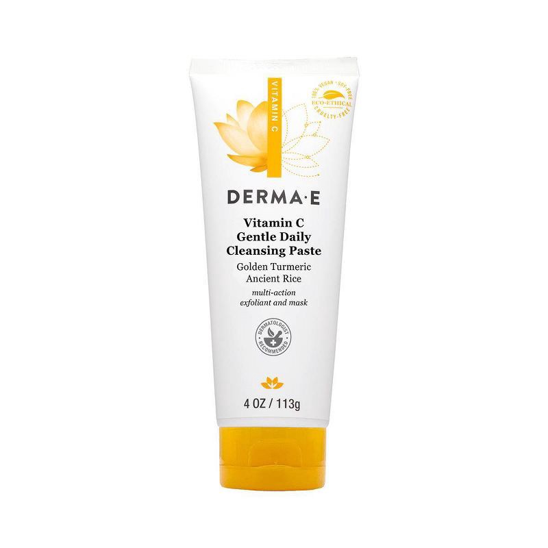 slide 1 of 7, derma e Vitamin C Gentle Daily Cleansing Paste - 4oz, 4 oz