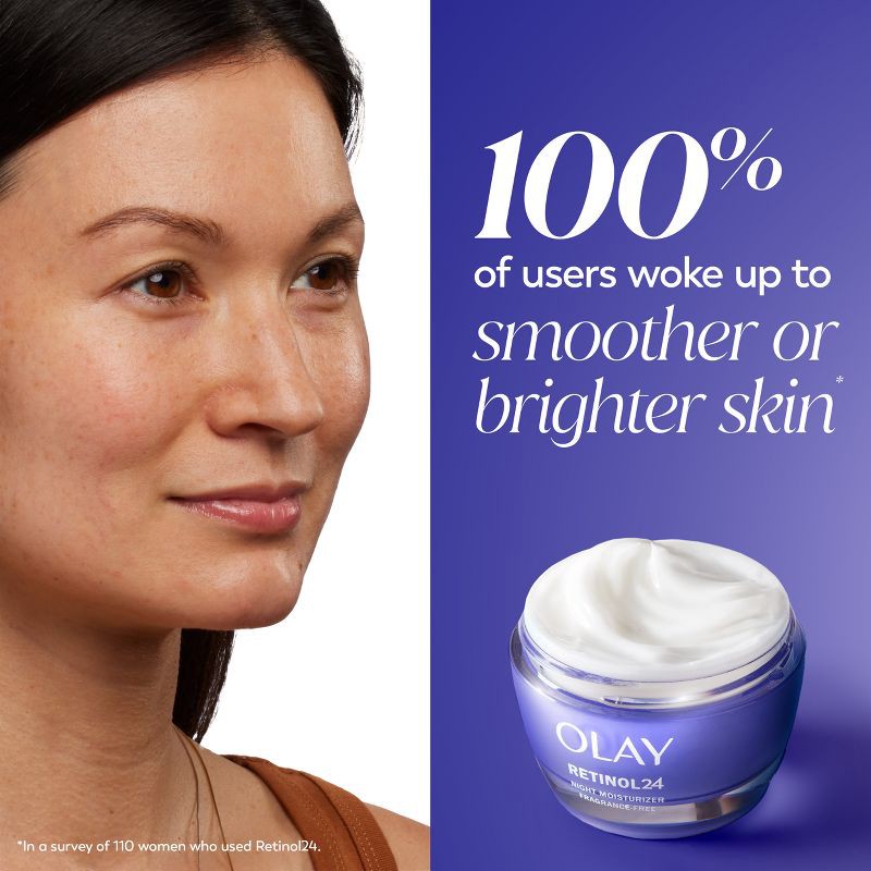 slide 6 of 16, Olay Regenerist Retinol 24 Night Face Cream Moisturizer - Fragrance Free - 1.7oz, 1.7 oz