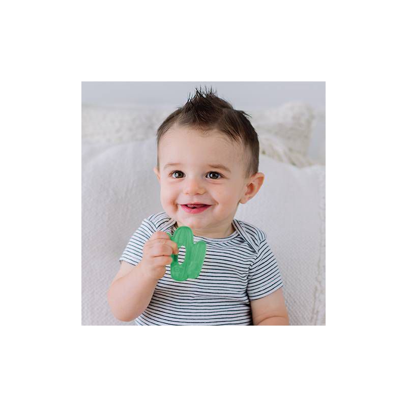 slide 4 of 4, Itzy Ritzy Cutie Coolers 3pk Teether Set - Cactus, 3 ct