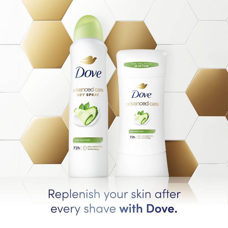 slide 4 of 7, Dove Beauty Advanced Care Cool Essential Dry Spray Antiperspirant & Deodorant Twin Pack - 3.8oz/2ct, 2 ct; 3.8 oz
