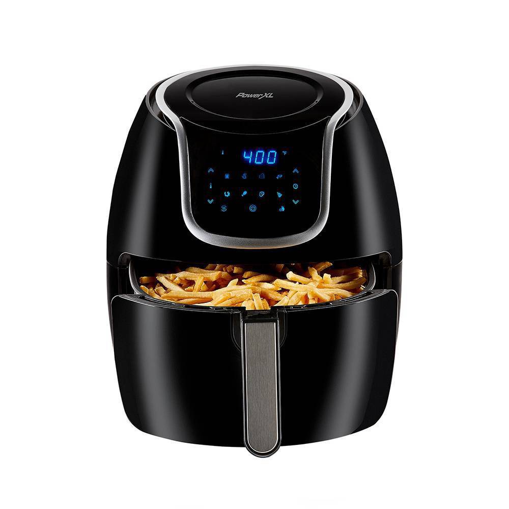 slide 3 of 4, PowerXL 7qt Vortex Air Fryer - Black, 7 qt