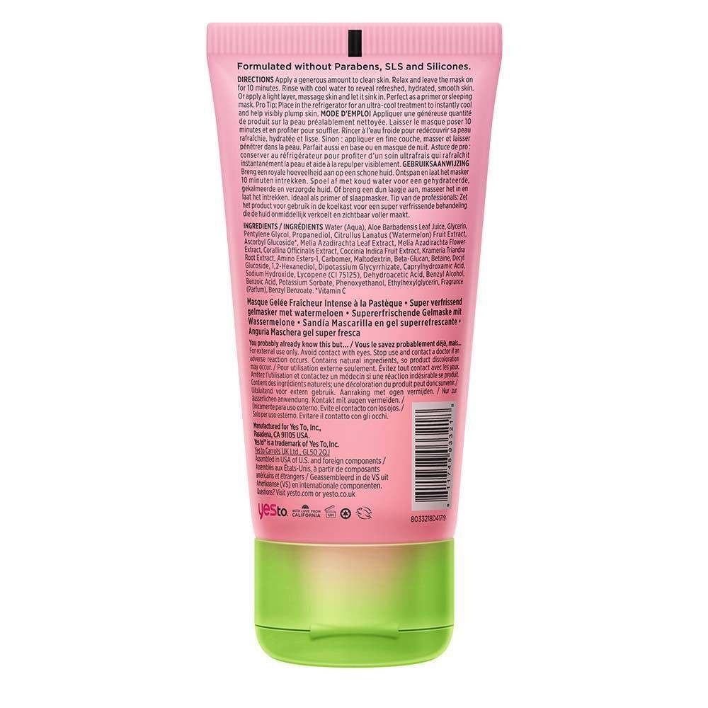 slide 2 of 6, Yes To Watermelon Super Fresh Jelly Mask, 3 fl oz