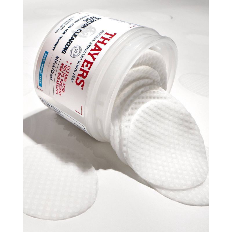 slide 2 of 8, Thayers Natural Remedies Acne Clearing Toner Pads with Salicylic Acid - 60ct, 60 ct