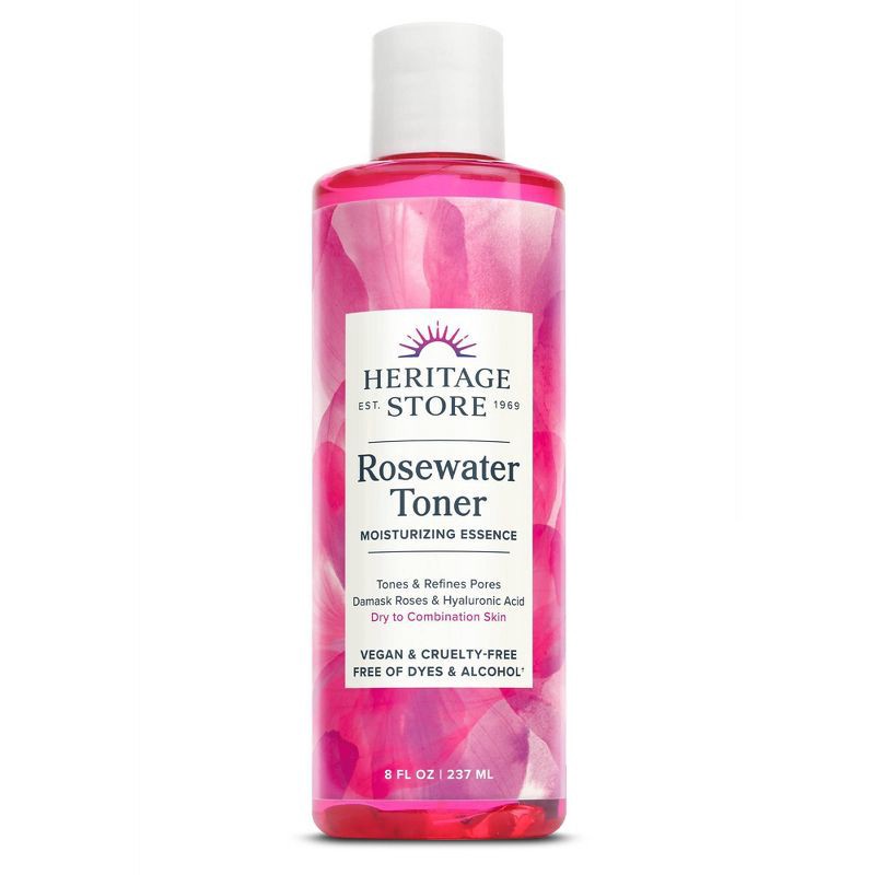 slide 1 of 6, Heritage Store Rosewater Toner - 8 fl oz, 8 fl oz