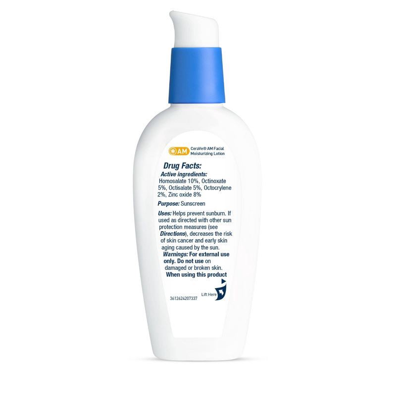 slide 2 of 9, CeraVe Face Moisturizer with Sunscreen, AM Facial Moisturizing Lotion for Normal to Dry Skin - SPF 30 - 2 fl oz​​, 30 x 2 fl oz
