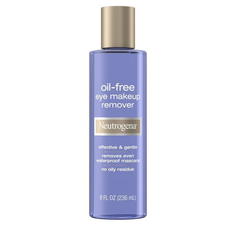 slide 1 of 6, Neutrogena Gentle Oil-Free Eye Makeup Remover & Cleanser for Sensitive Eyes - Scented - 8.0 fl oz., 8 fl oz