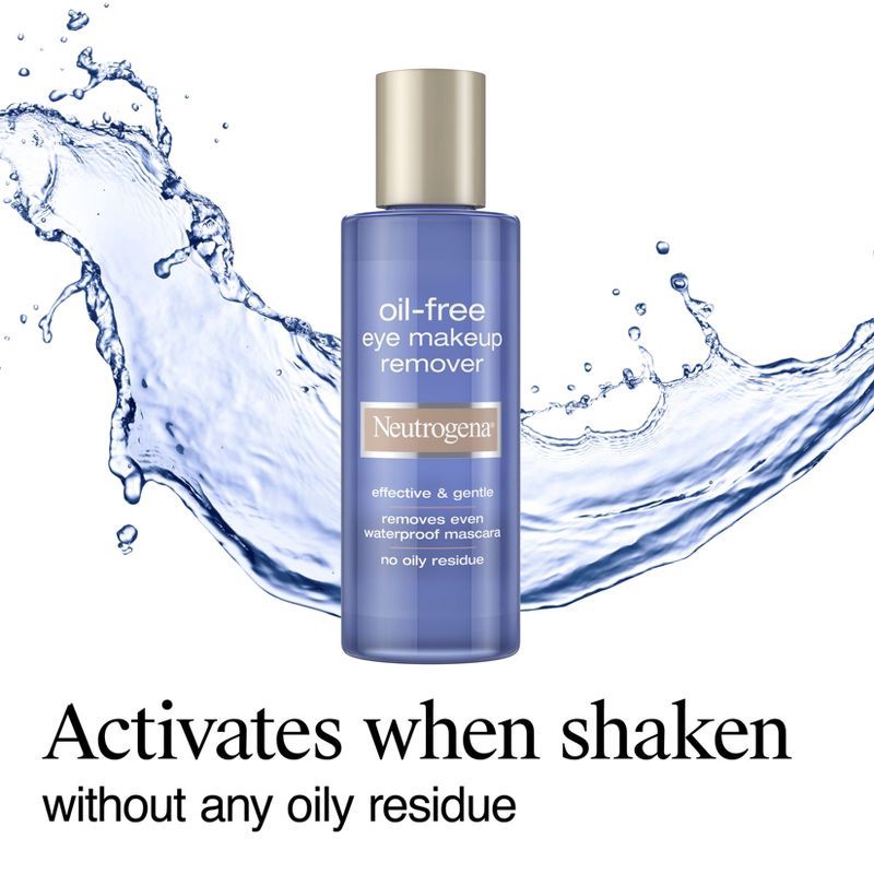 slide 7 of 8, Neutrogena Gentle Oil-Free Eye Makeup Remover & Cleanser for Sensitive Eyes - 8 fl oz, 8 fl oz