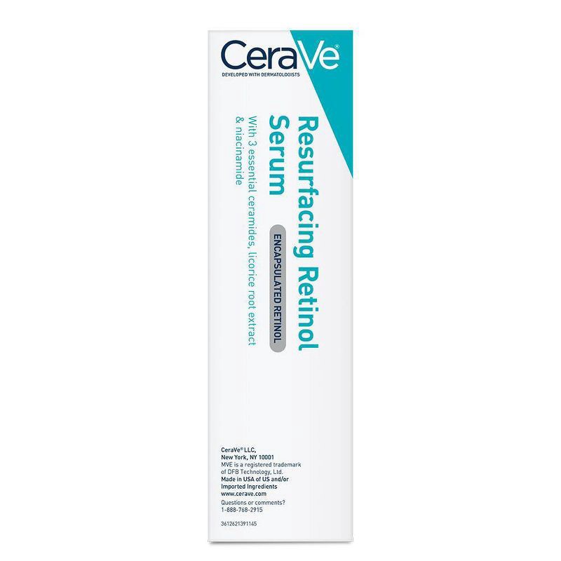 slide 4 of 6, CeraVe Resurfacing Retinol Face Serum - 1 fl oz, 1 fl oz