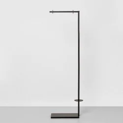 Hearth & Hand with Magnolia Metal Toilet Paper Holder Stand Matte Black - Hearth & Hand™ with Magnolia: Steel Bathroom Tissue Organizer