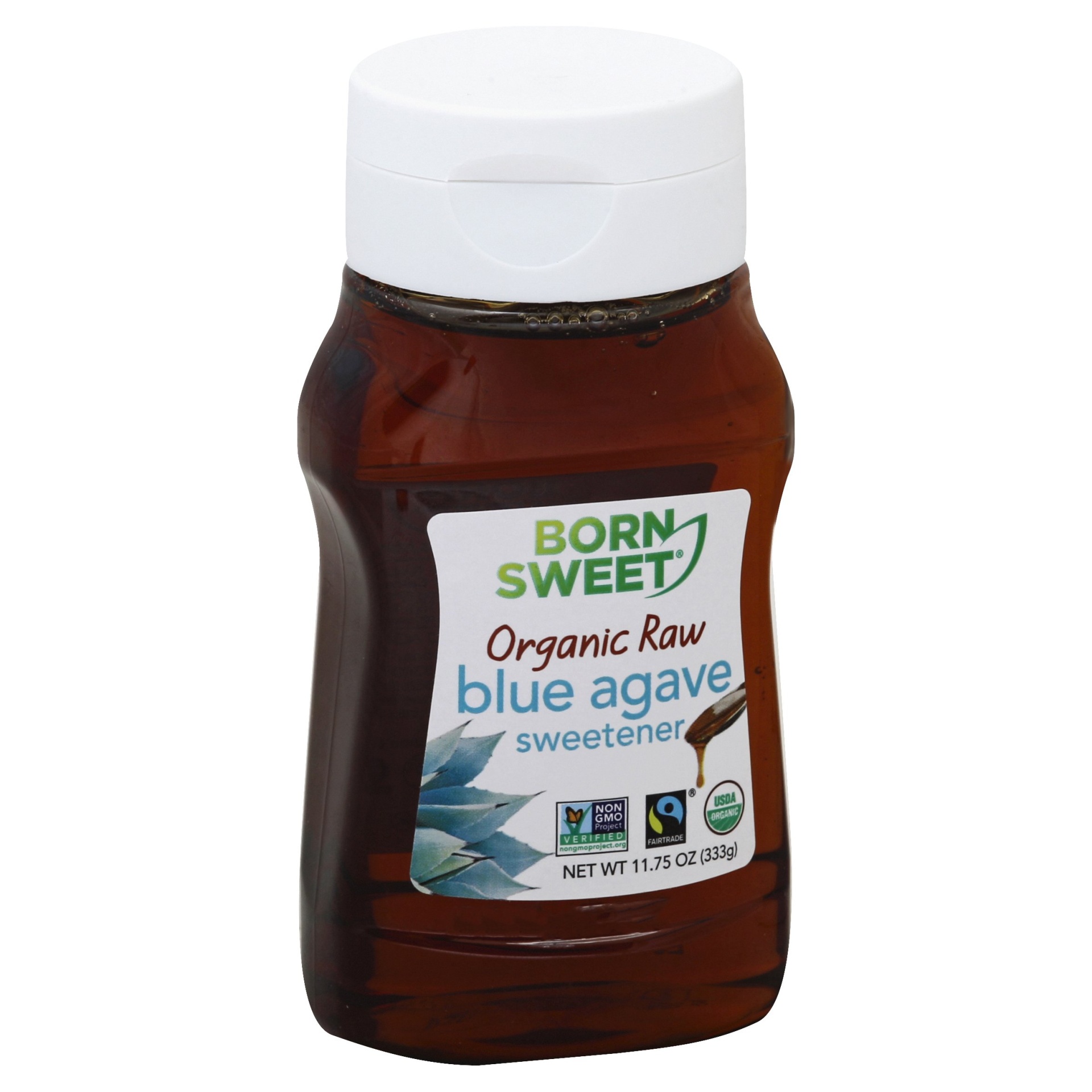 slide 1 of 2, Born Sweet Organic Raw Blue Agave, 11.75 oz