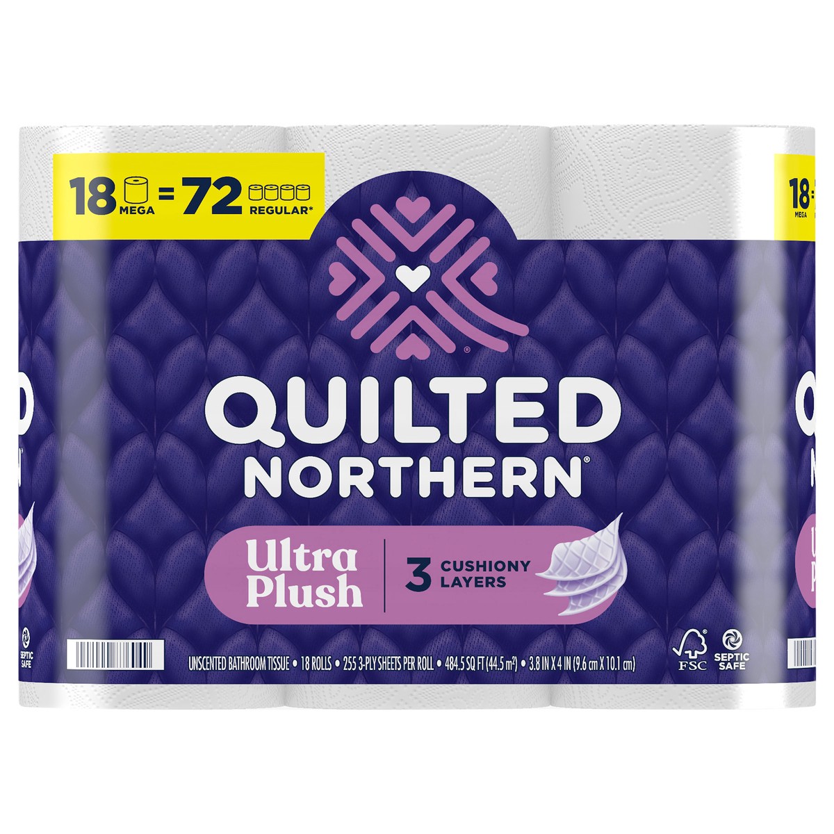 slide 1 of 5, Quilted Northern Ultra Plush Toilet Paper, 18 Mega Rolls, 18 ct