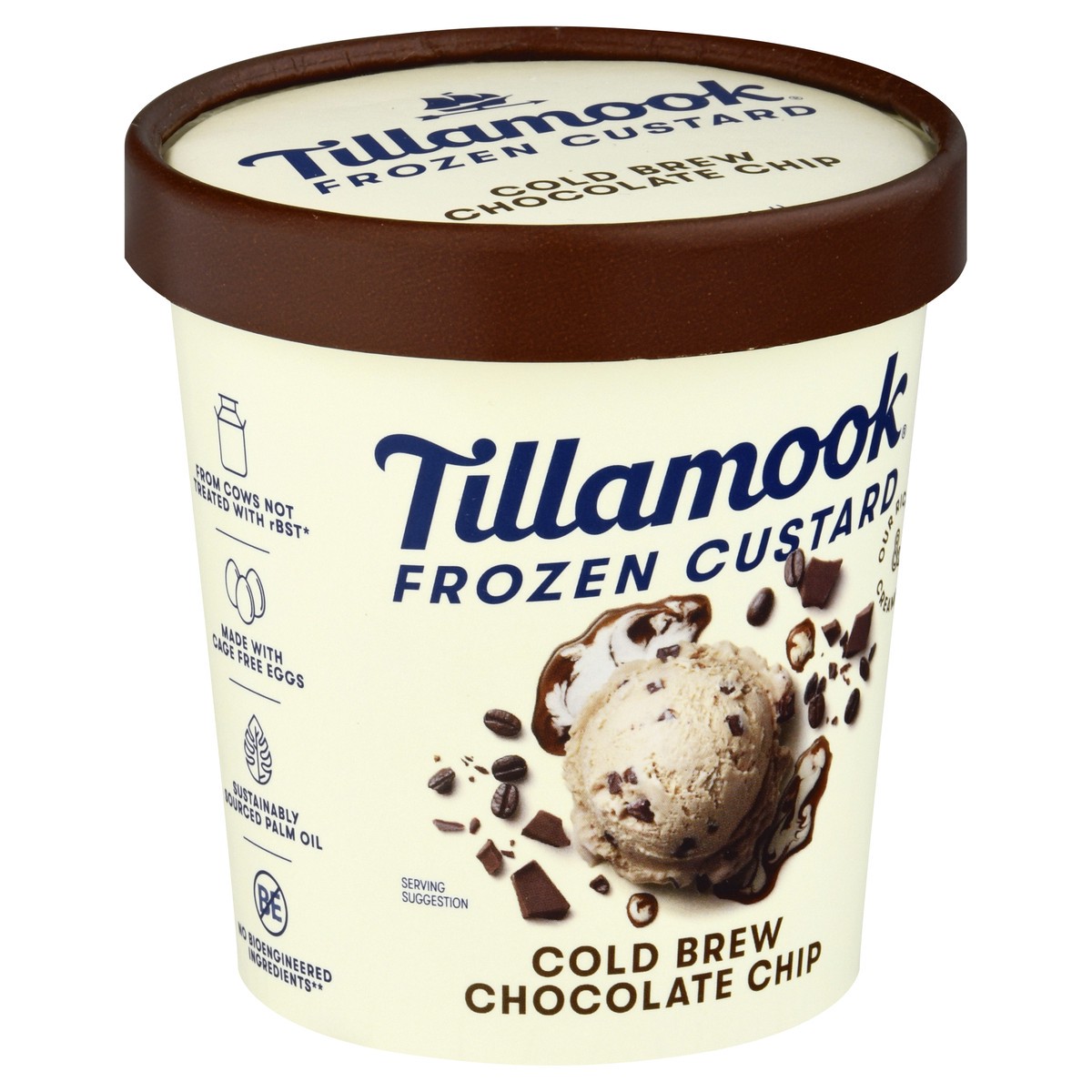 slide 4 of 13, Tillamook Cold Brew Chocolate Chip Frozen Custard Dessert, 15fl-oz, 15.0 oz