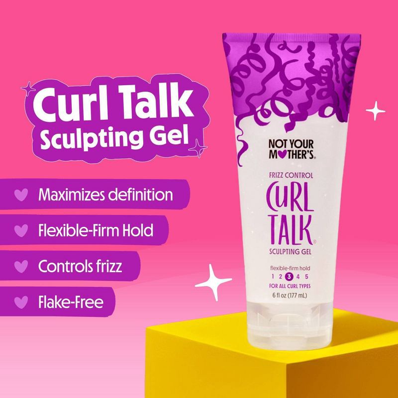 slide 3 of 9, Not Your Mother's Curl Talk Sculpting Gel - 6 fl oz, 6 fl oz