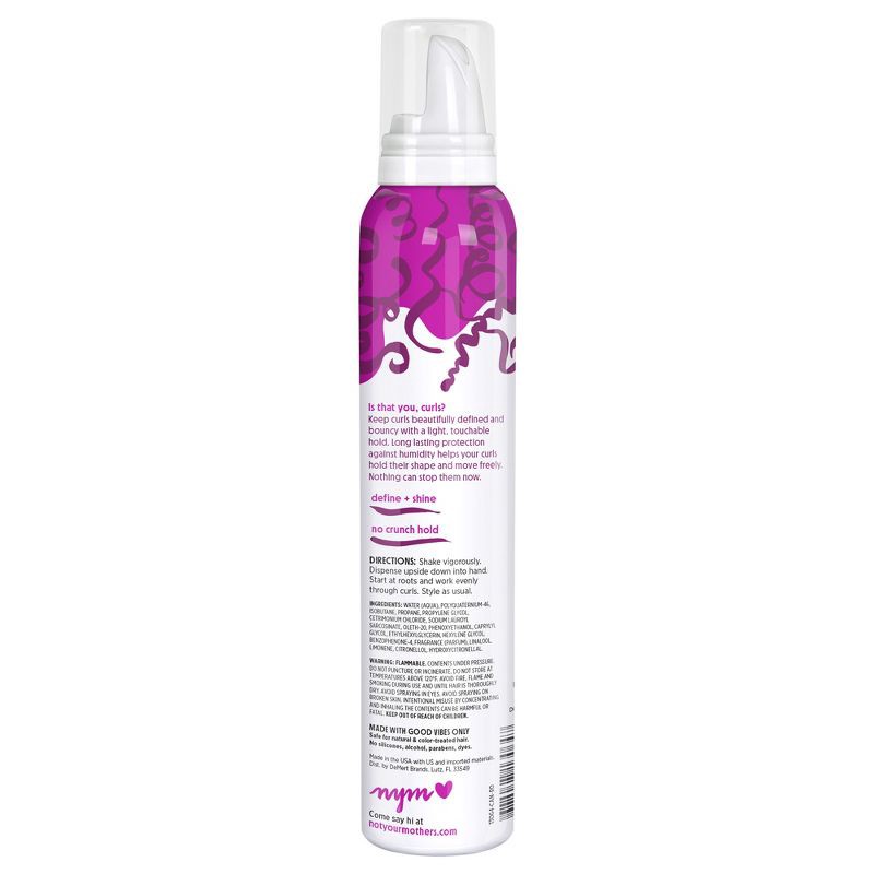 slide 7 of 7, Not Your Mother's Curl Talk Curl Activating Mousse - 7oz, 7 oz