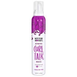 Not Your Mother's Curl Talk Curl Activating Mousse - 7oz: Paraben-Free, Silicone-Free, Sulfate-Free