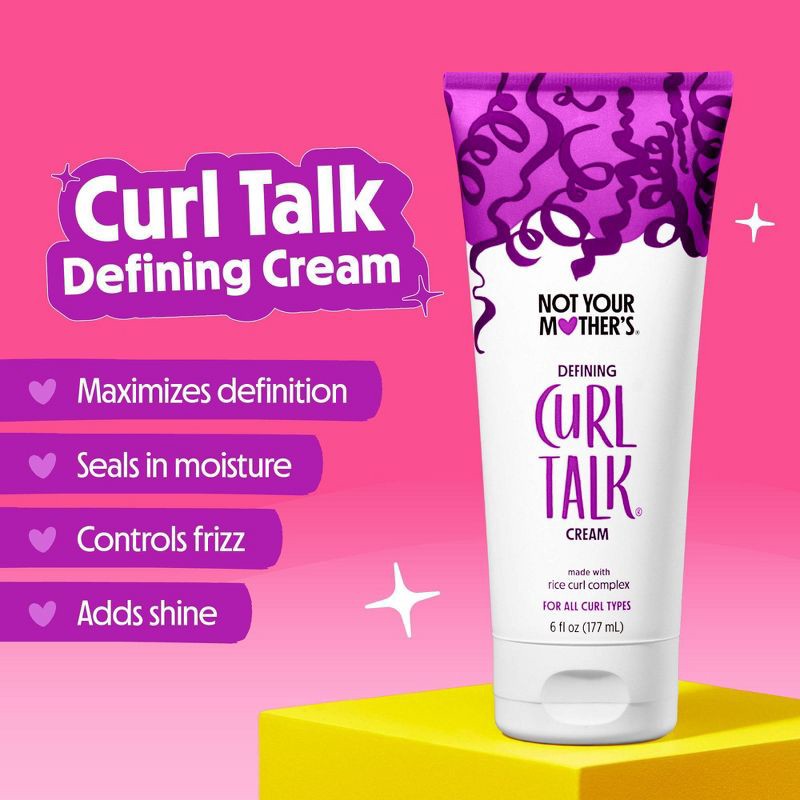 slide 3 of 12, Not Your Mother's Curl Talk Defining Curl Cream - 6 fl oz, 6 fl oz