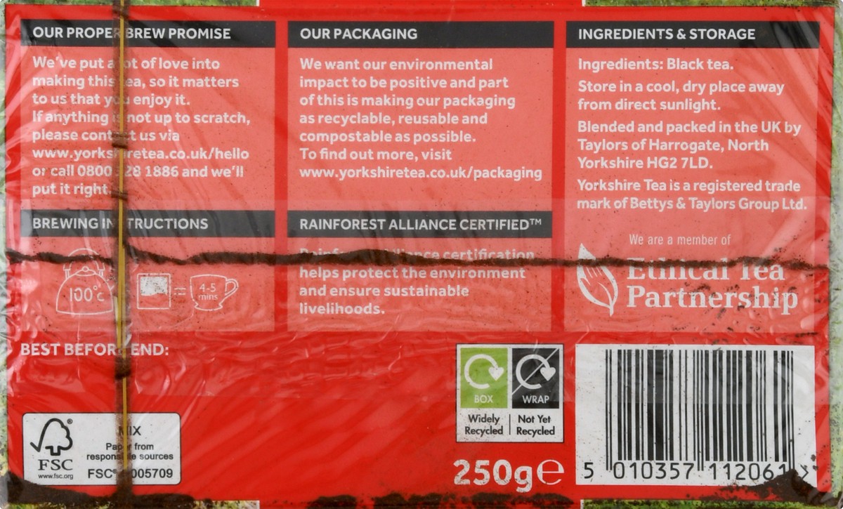 slide 5 of 12, Taylors of Harrogate Yorkshire Tea 80 Tea Bags, 80 ct