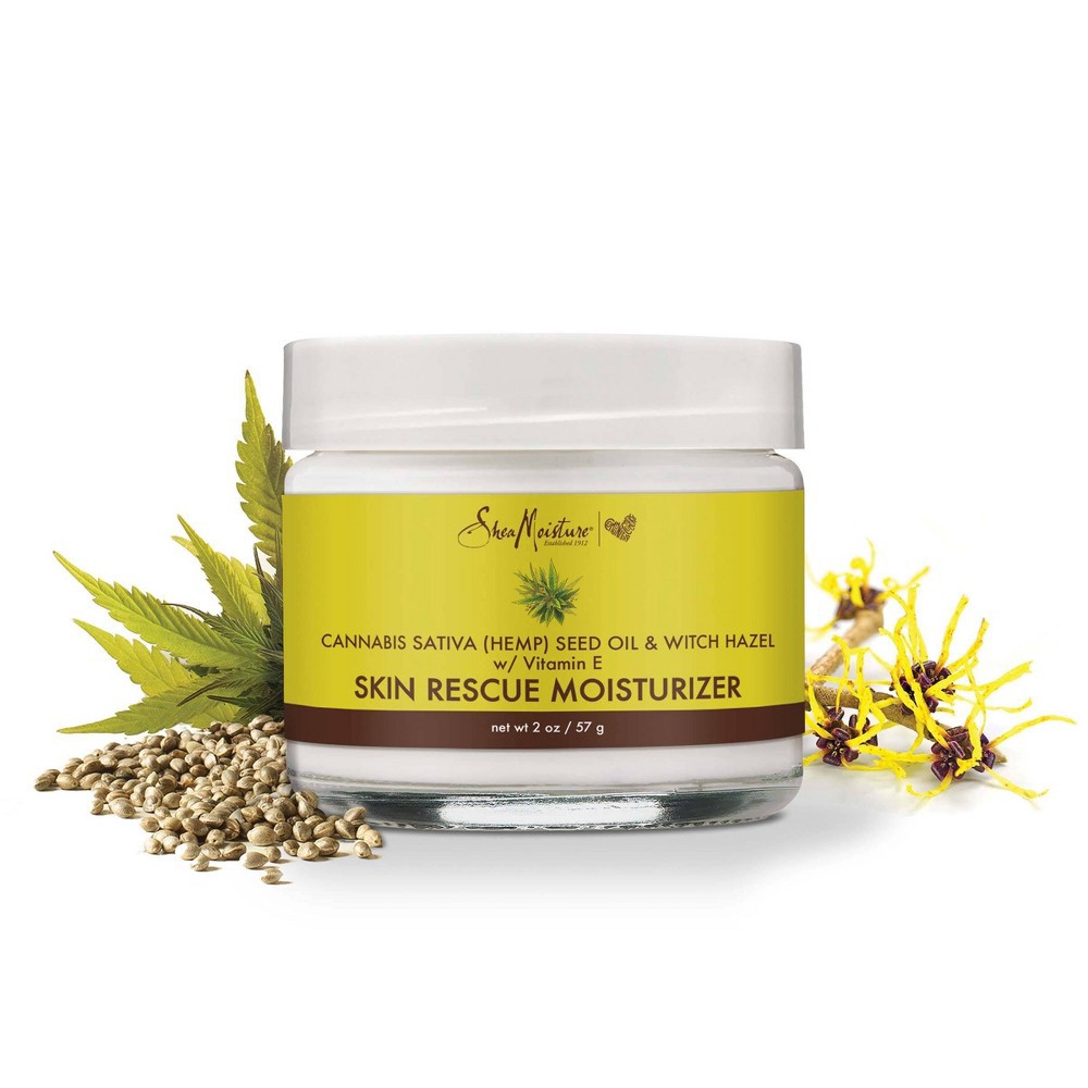 slide 4 of 6, SheaMoisture Cannabis & Witch Hazel Skin Rescue Moisturizer - 2oz, 