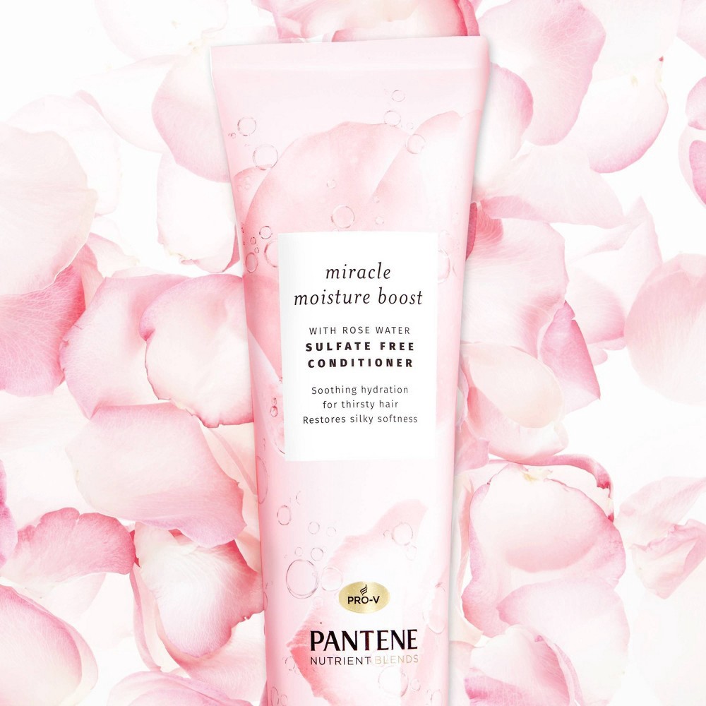 slide 7 of 9, Pantene Pro-V Miracle Moisture Boost with Rose Water Conditioner 8 oz, 8 oz